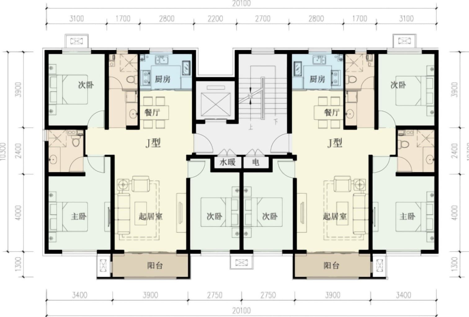 Type J floor plan