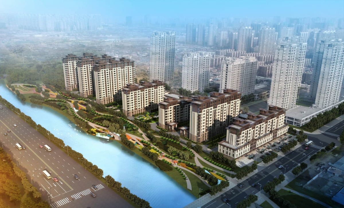 Dingtai Palace, aerial view by day