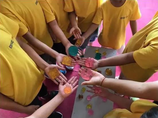 Summer camp children visit a Tangshan rehabilitation centre