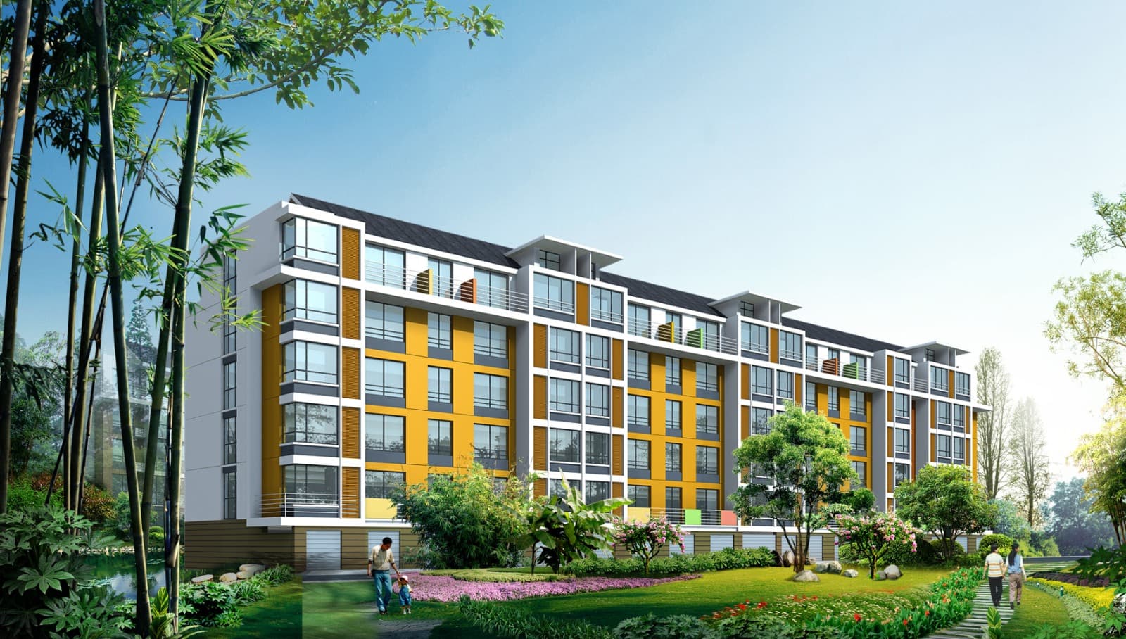 Housing, rendering