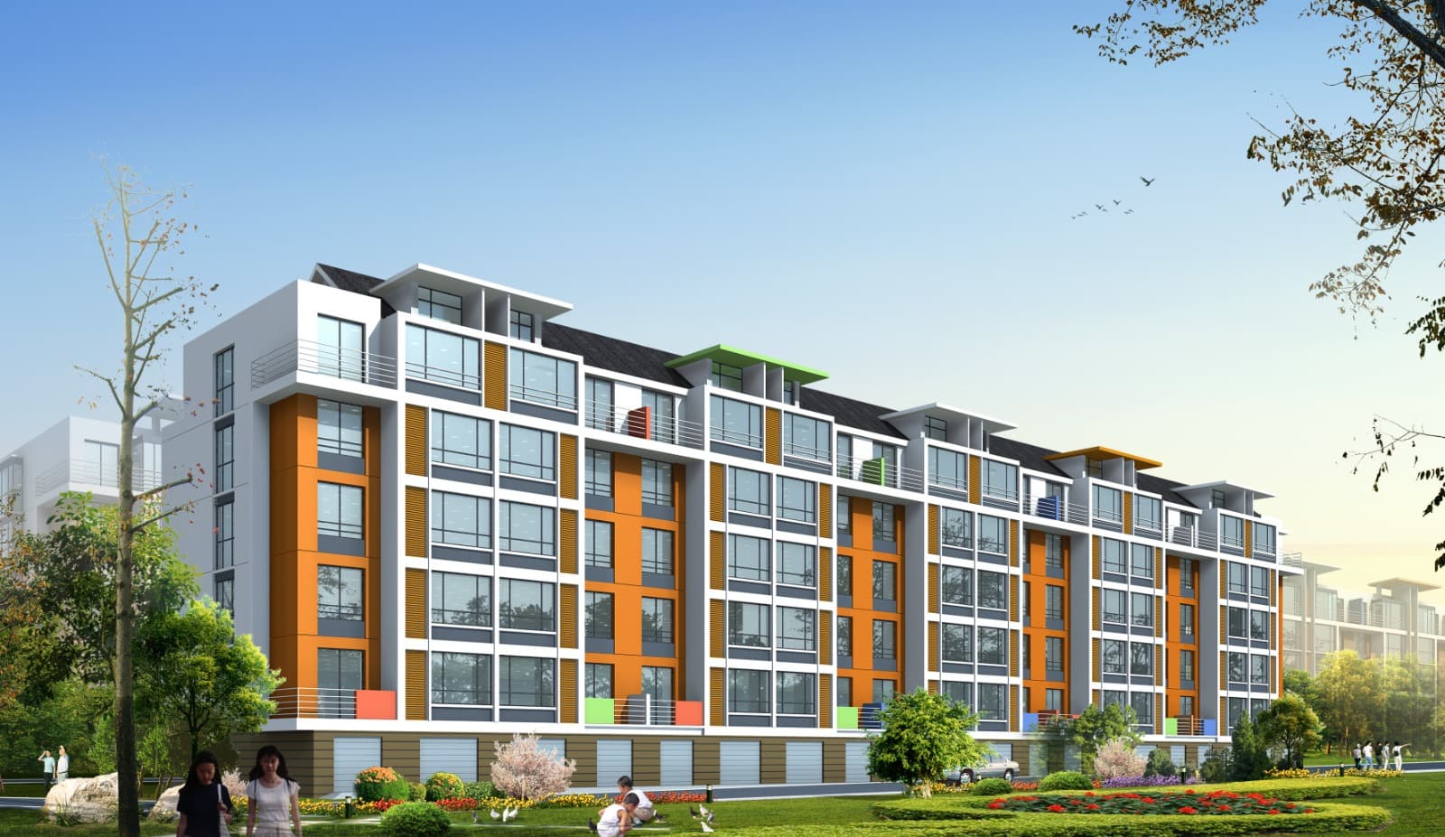 Housing, rendering