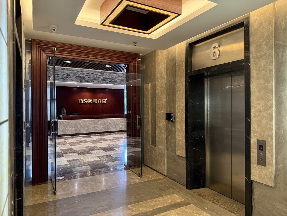 A lift lobby