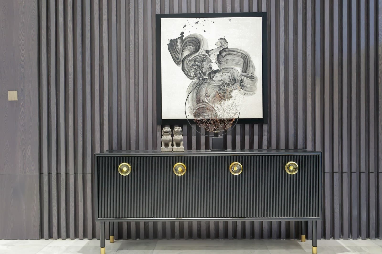Console and painting