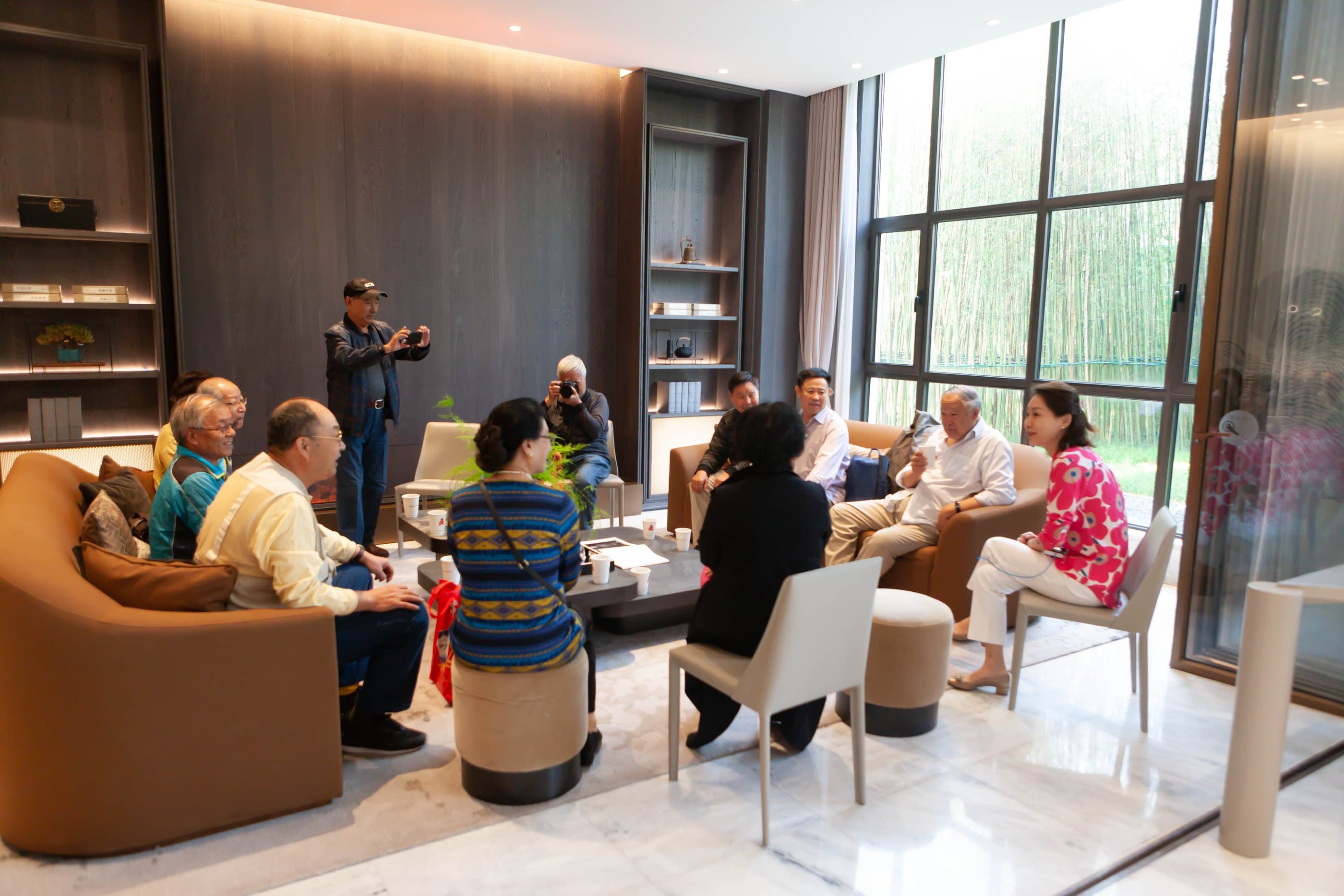 Owners' calligraphy salon at Majestic Palace
