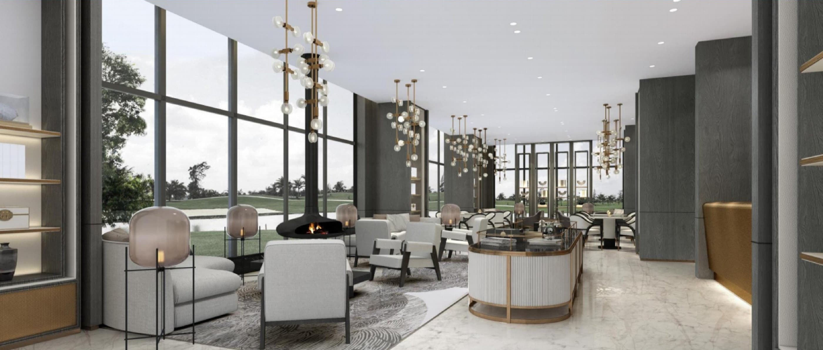 The lounge, rendering