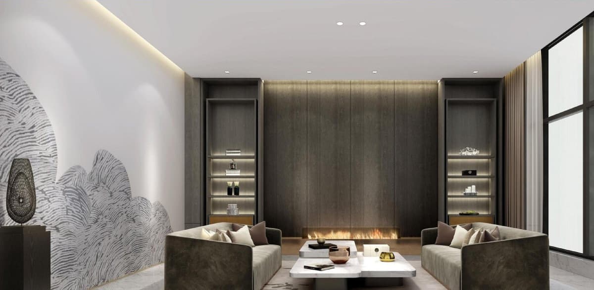 VIP reception room, rendering