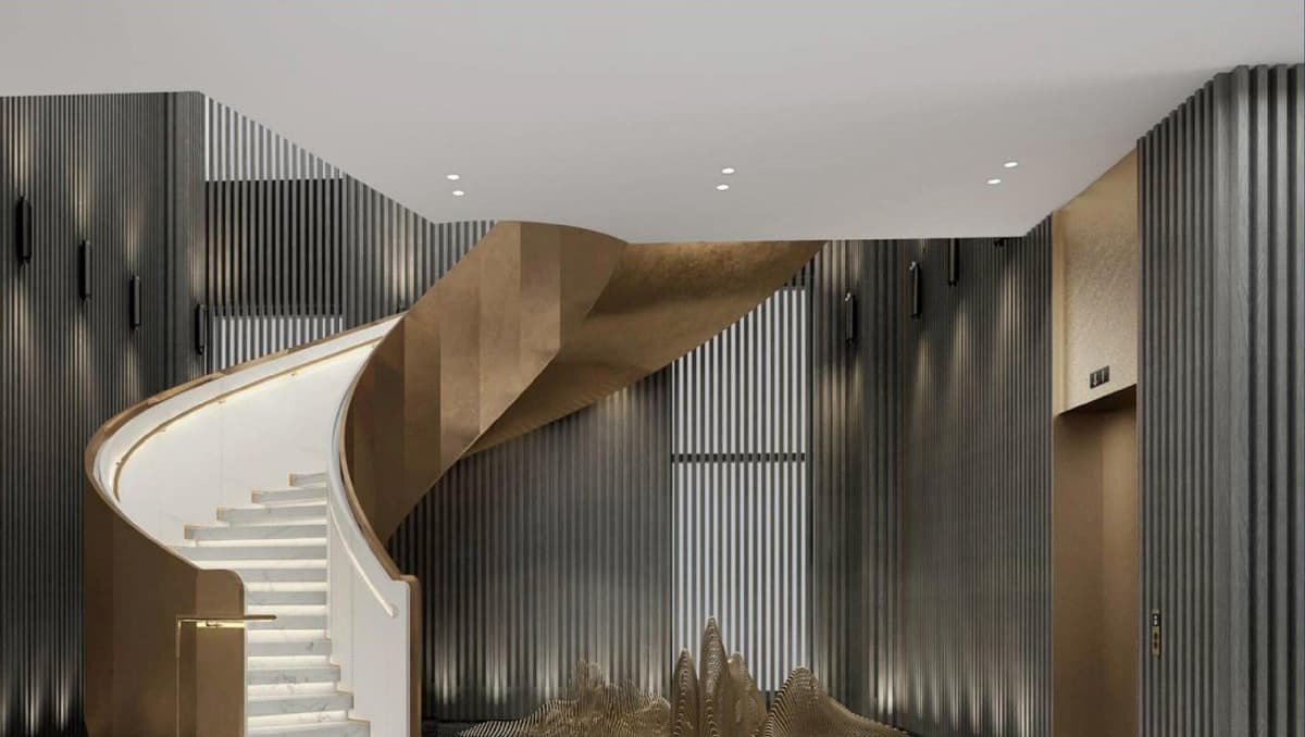 The staircase, rendering