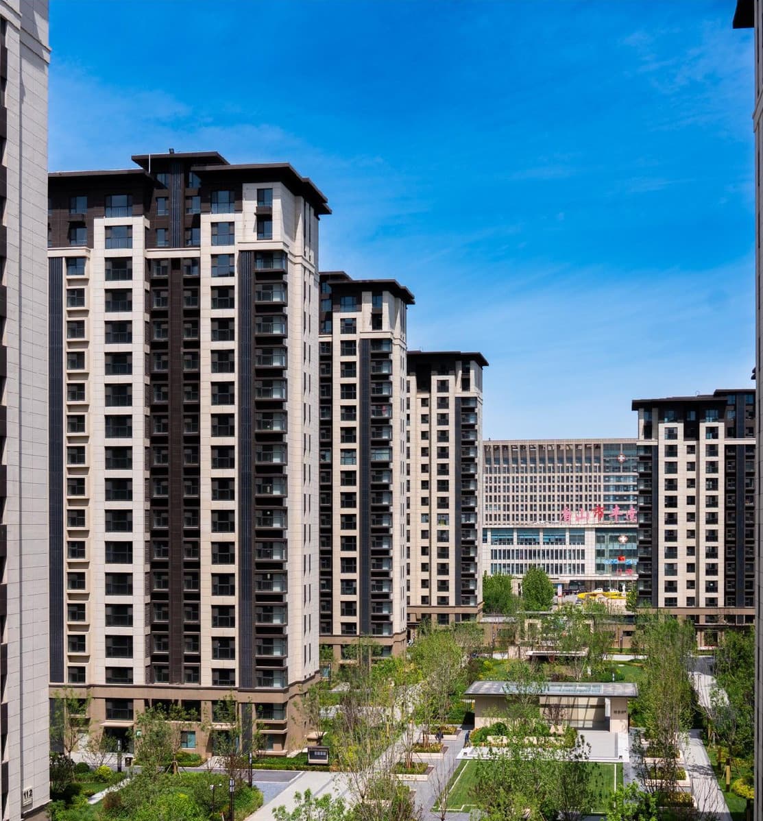 The towers after handover