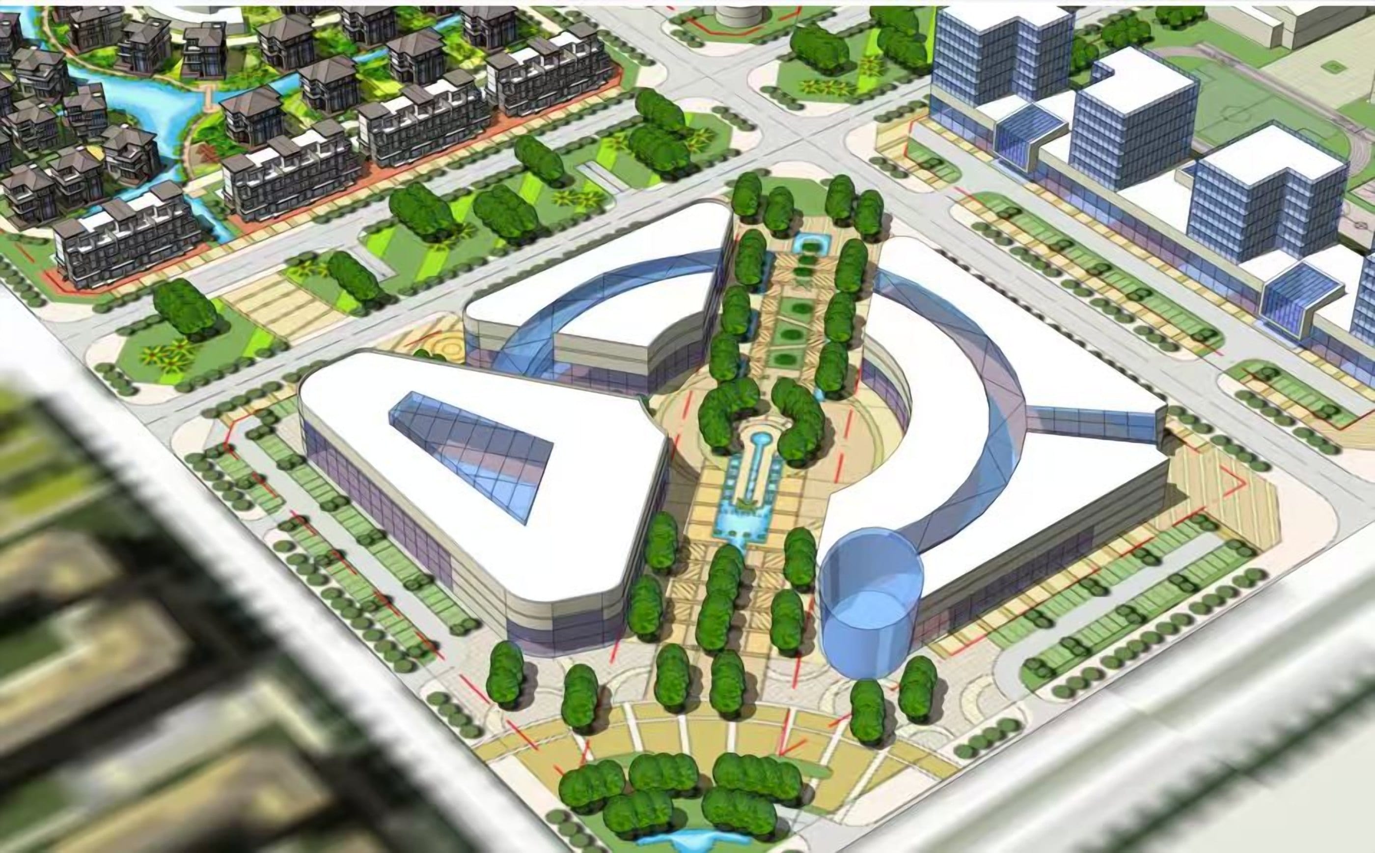 Nanhu Eco Town, retail complex