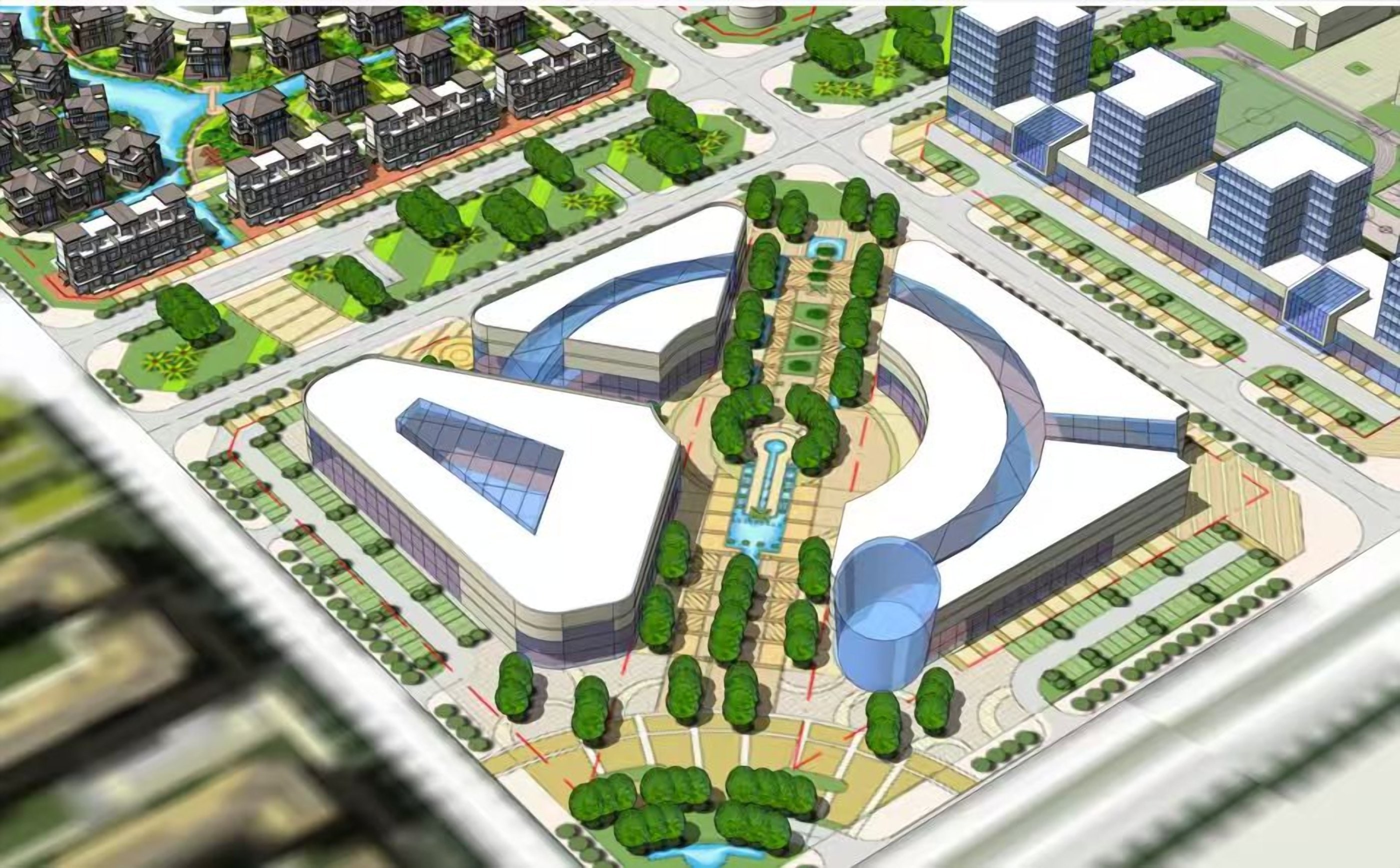 Nanhu Eco Town, retail complex